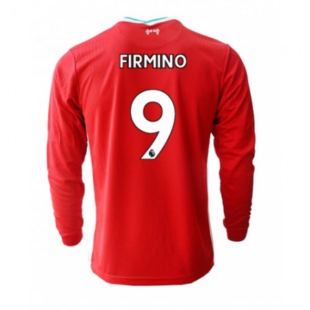 Billiga Fotbollströjor Liverpool Roberto Firmino 9 Hemma tröja 2020/21 Långärmad